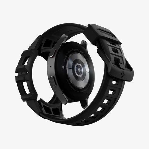 ACS06488 - Galaxy Watch 6 Classic (47mm) Case Rugged Armor Pro in black showing the front